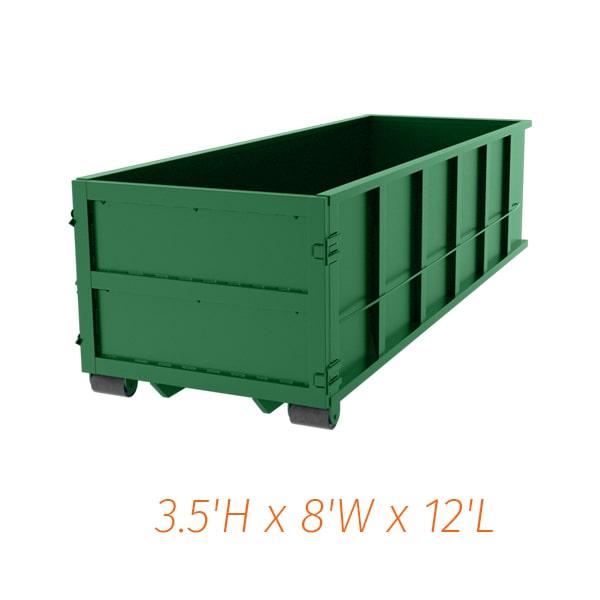 most companies can deliver a ten-yard dumpster within 24 to 48 hours of placing an order